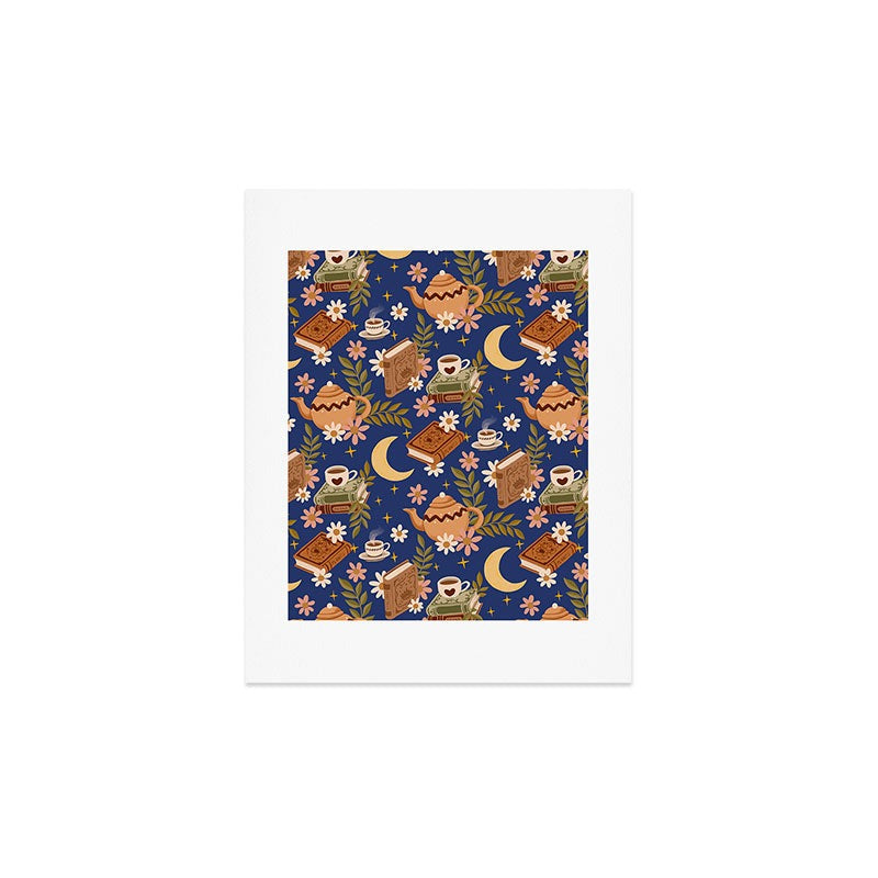 Avenie Moonlit Reading Nook II Art Print