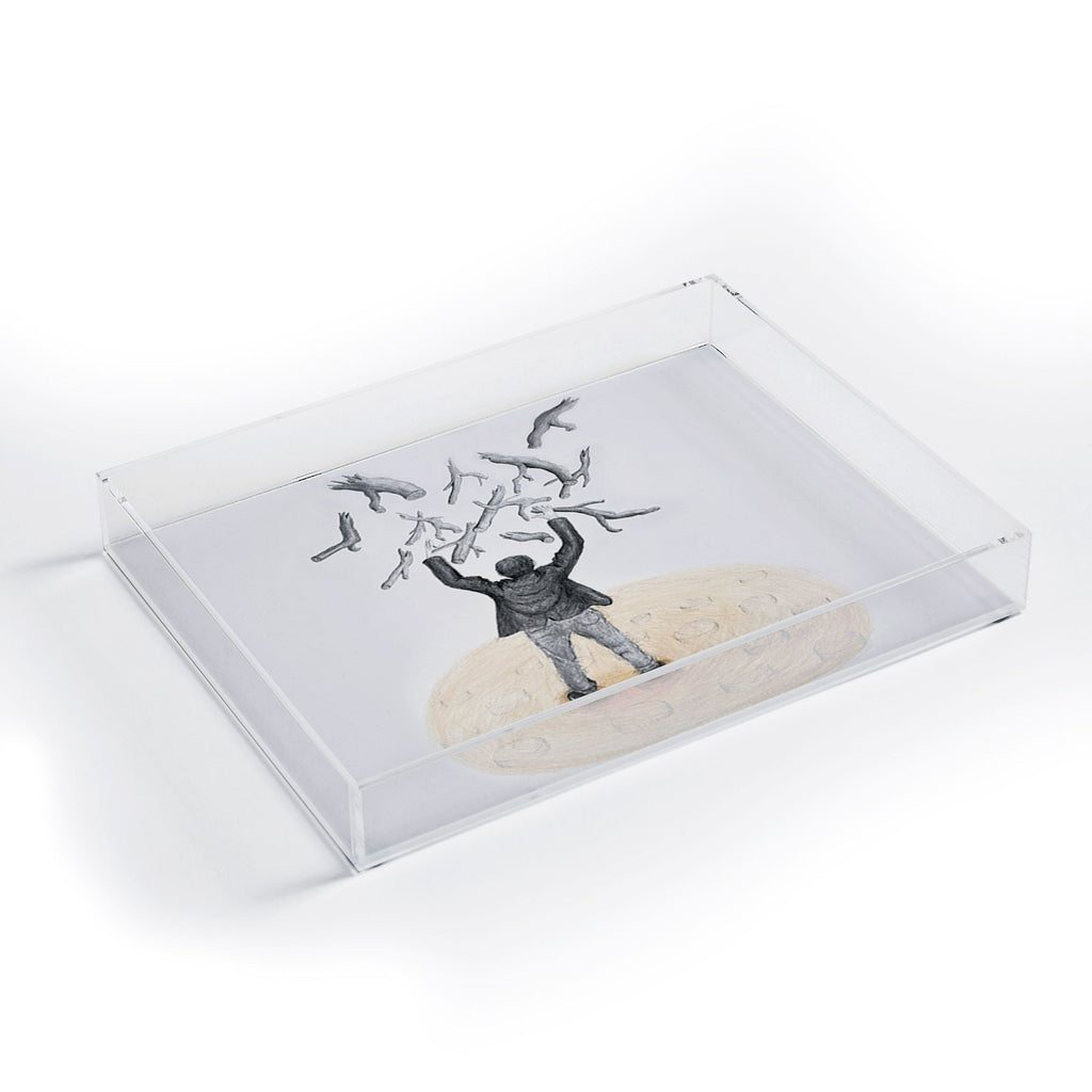 Coco de Paris Wood in the sky Acrylic Tray