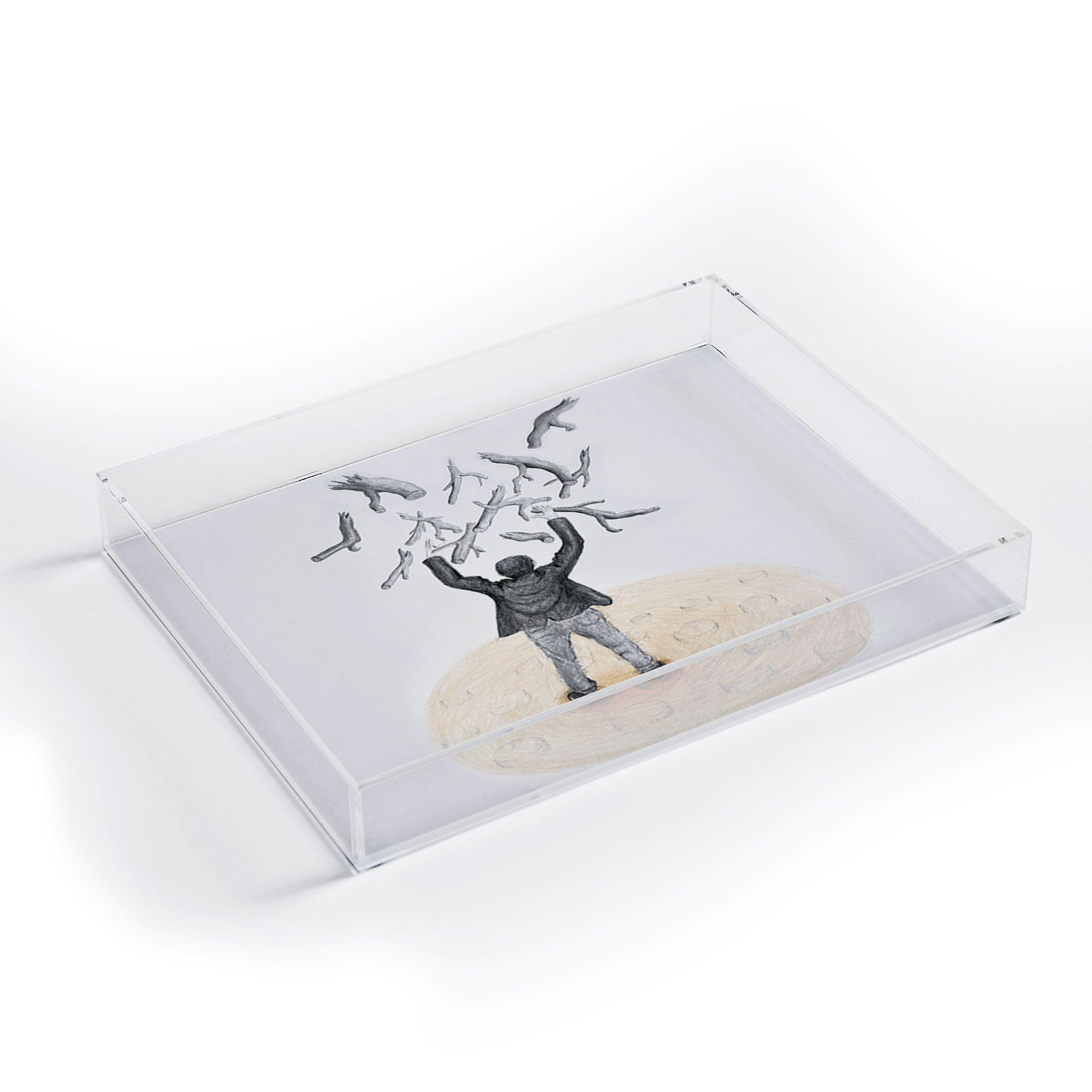 Coco de Paris Wood in the sky Acrylic Tray