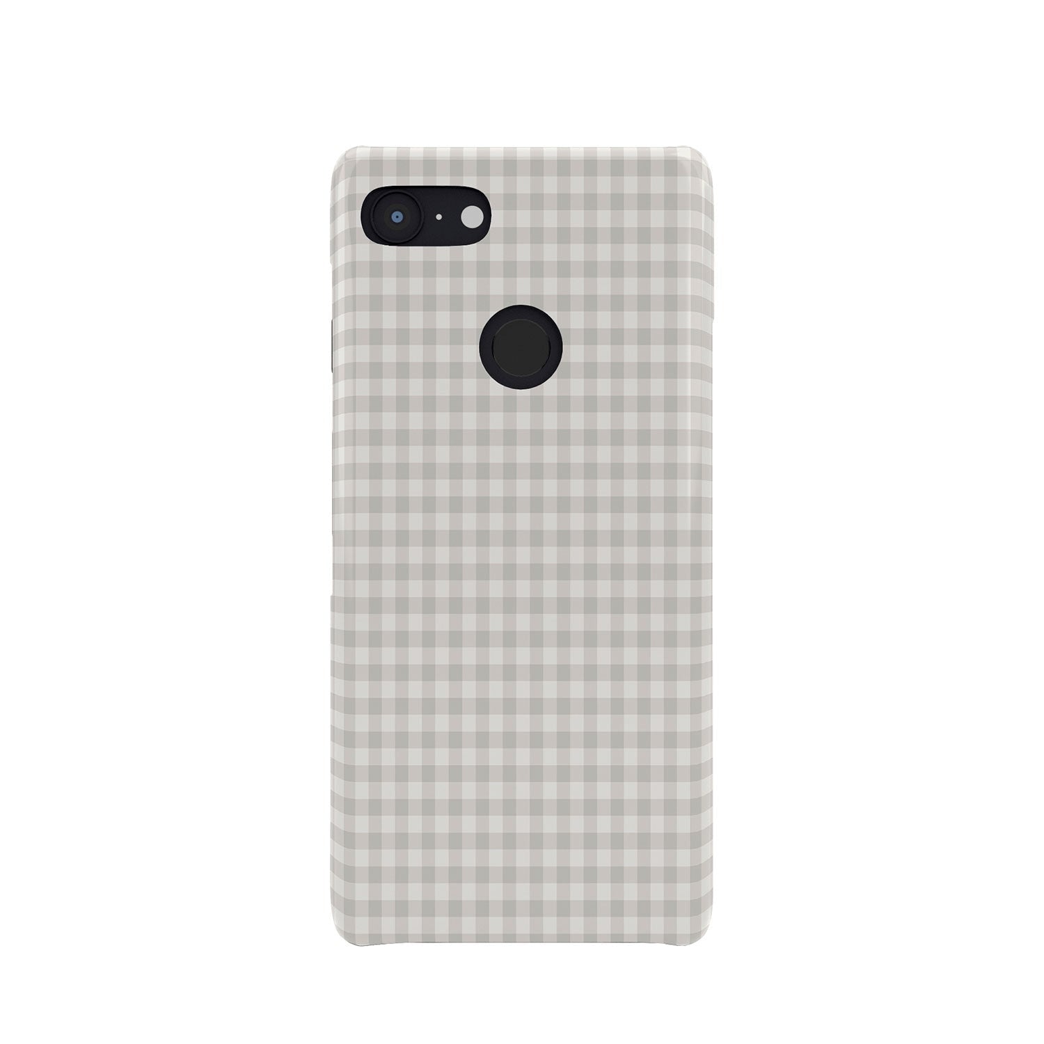Colour Poems Gingham Plaid Pattern Cloud White Phone Case