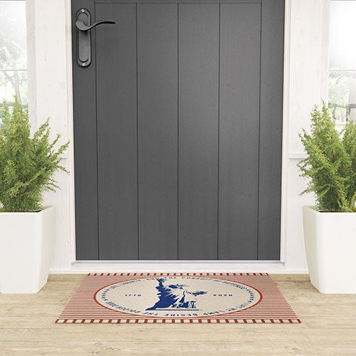 DENY Designs Life Liberty Welcome Mat