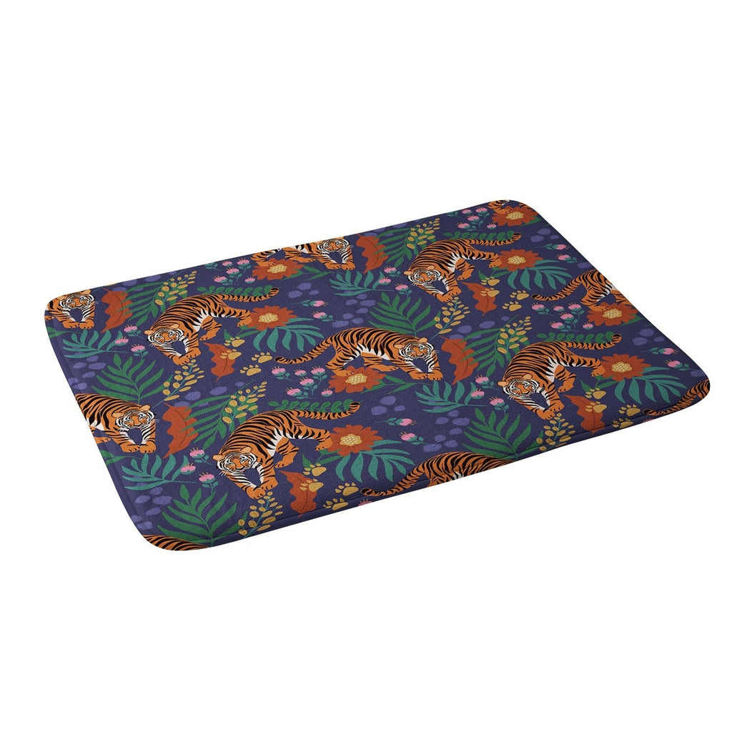 Design by Spark Tiger of the Glorious Jungle Memory Foam Bath Mat