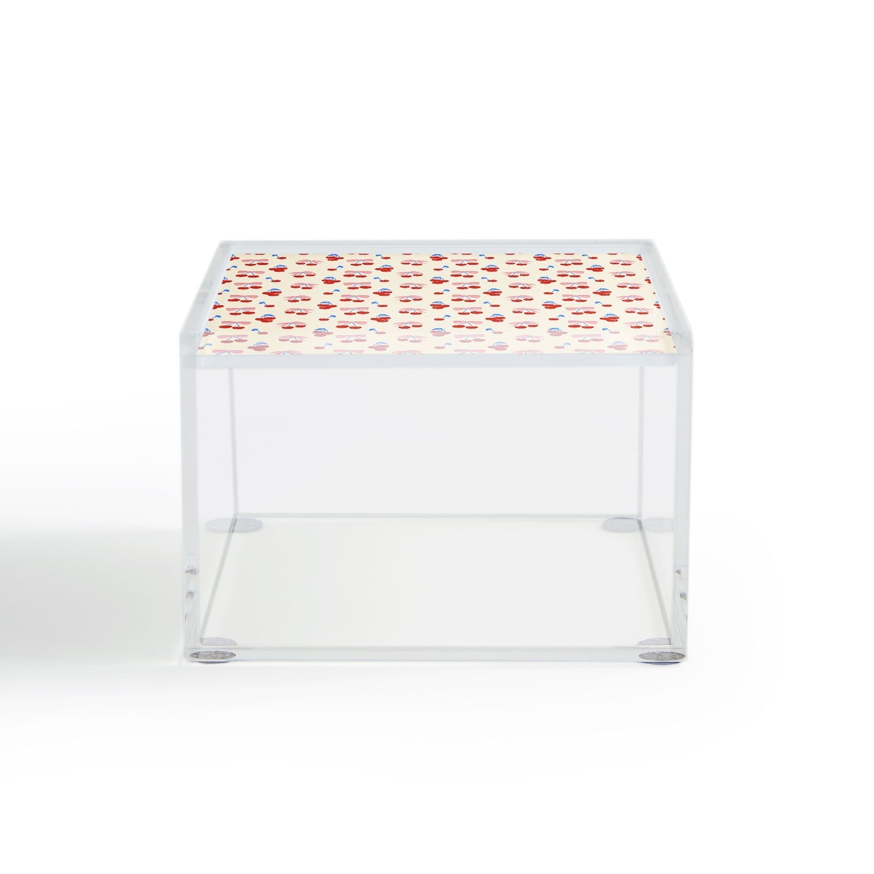 Design by Spark Cherries And Ribbons Acrylic Box