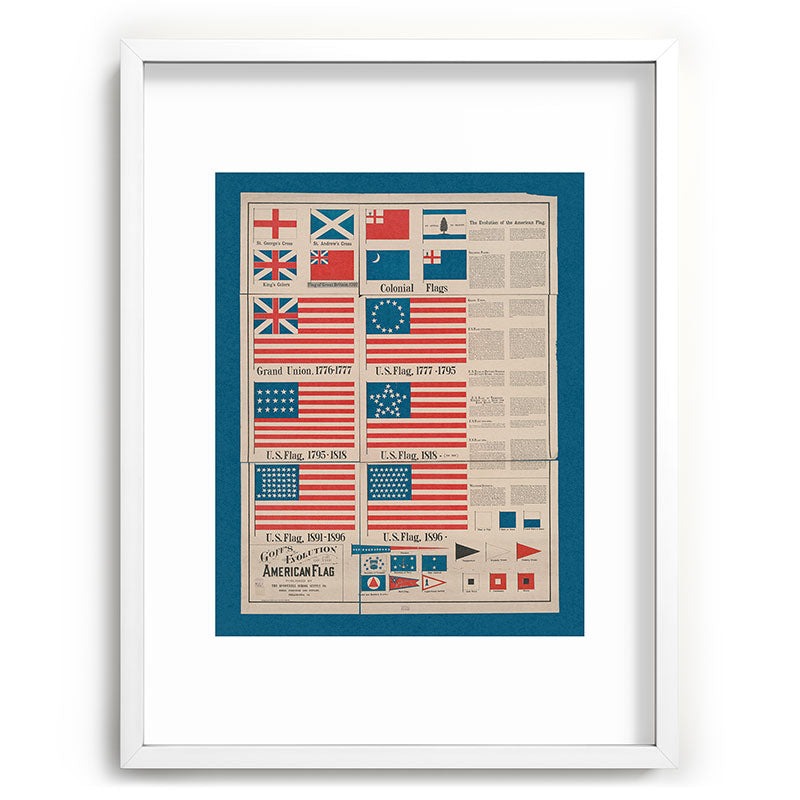DENY Designs Goff s Evolution of the American Flag Recessed Framing Rectangle