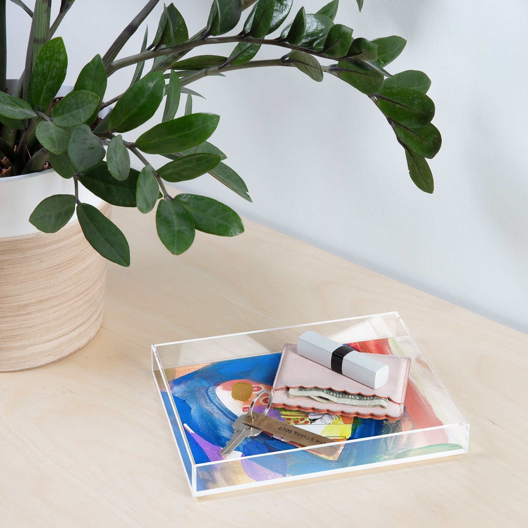Natalie Baca Lucky in Love Acrylic Tray