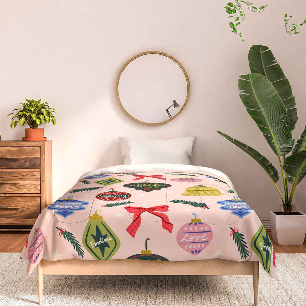 Design by Spark Love Human Made Christmas Ornaments Comforter