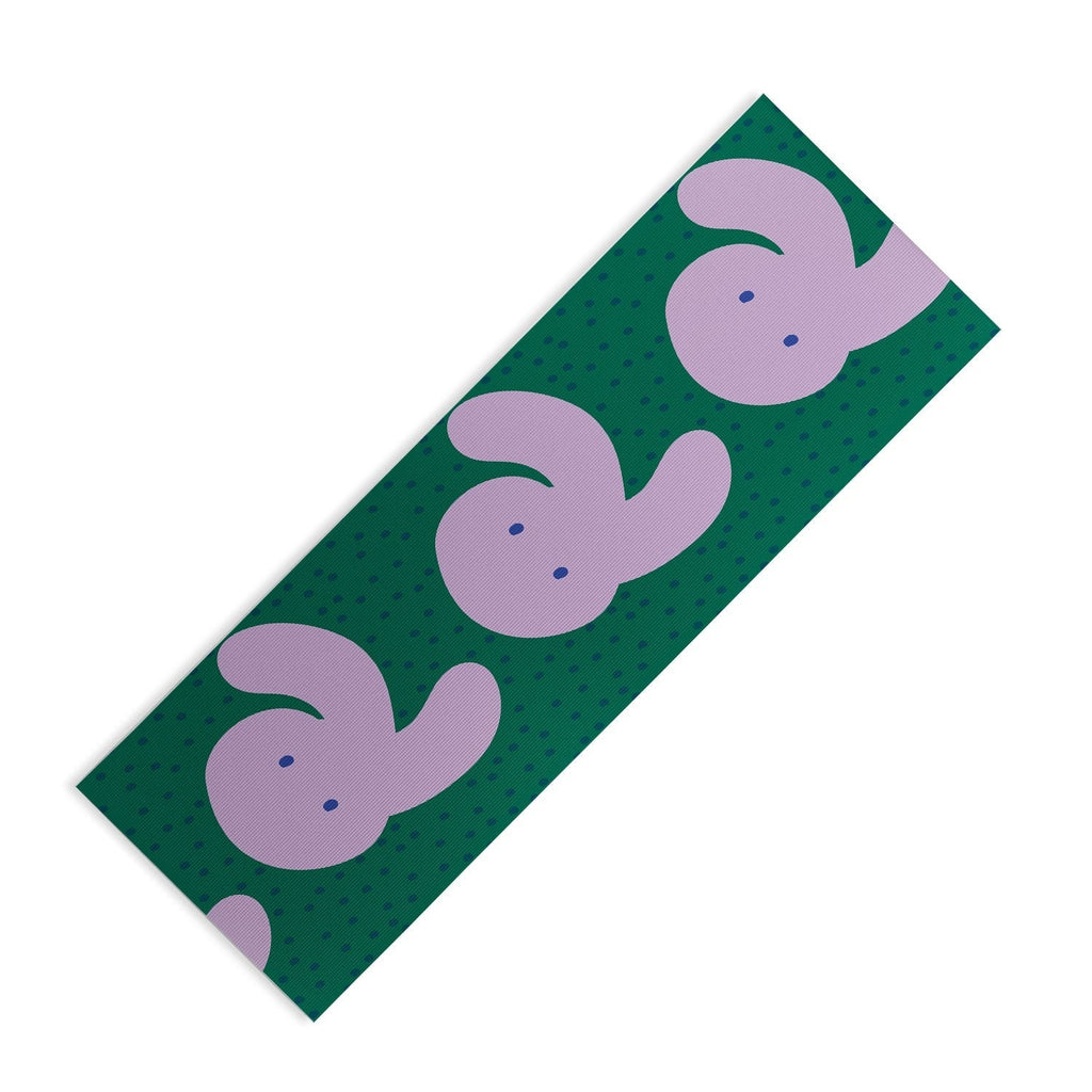 Camilla Foss Pebbles and Rabbit Yoga Mat