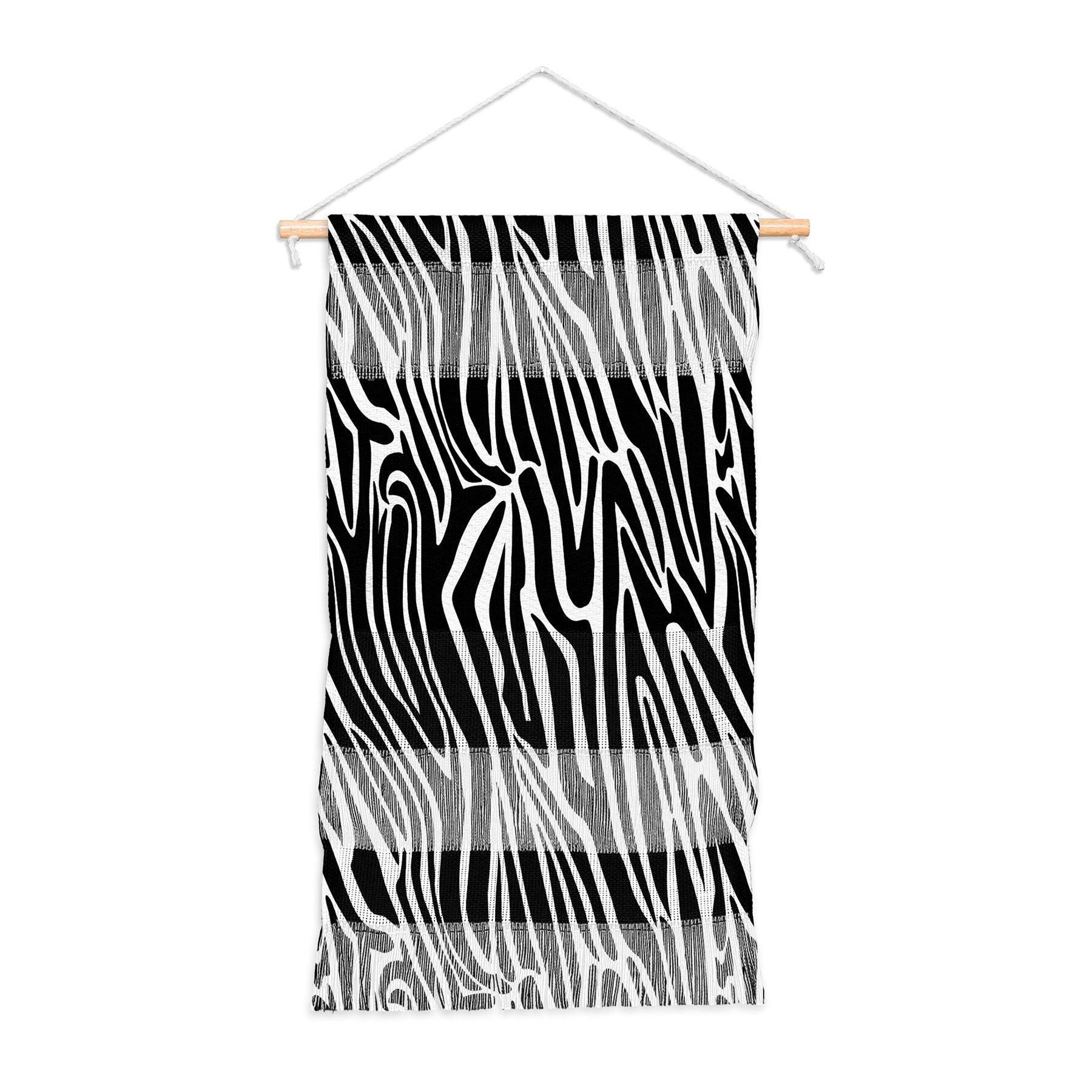 Jennifer Labre Wild Zebra Wall Hanging Portrait