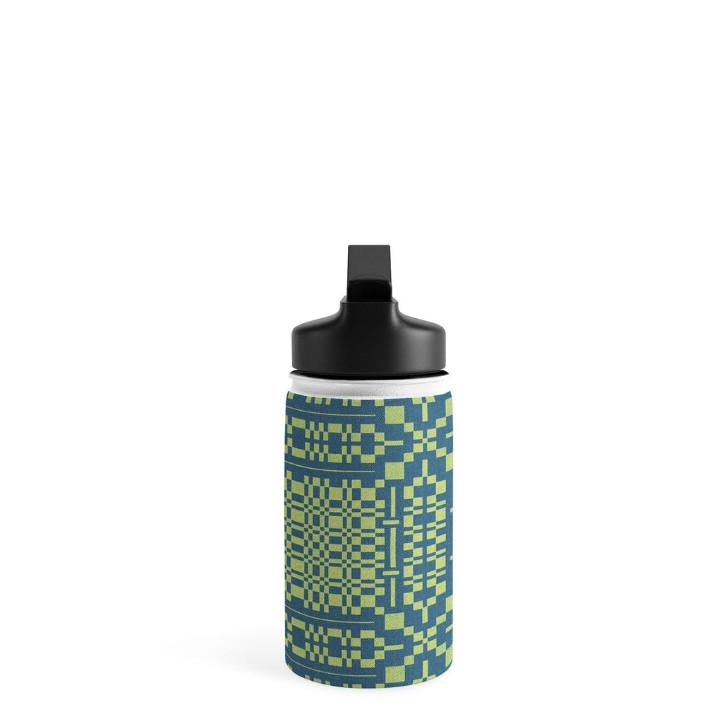 Marta Barragan Camarasa Nostalgic Grid Design Water Bottle