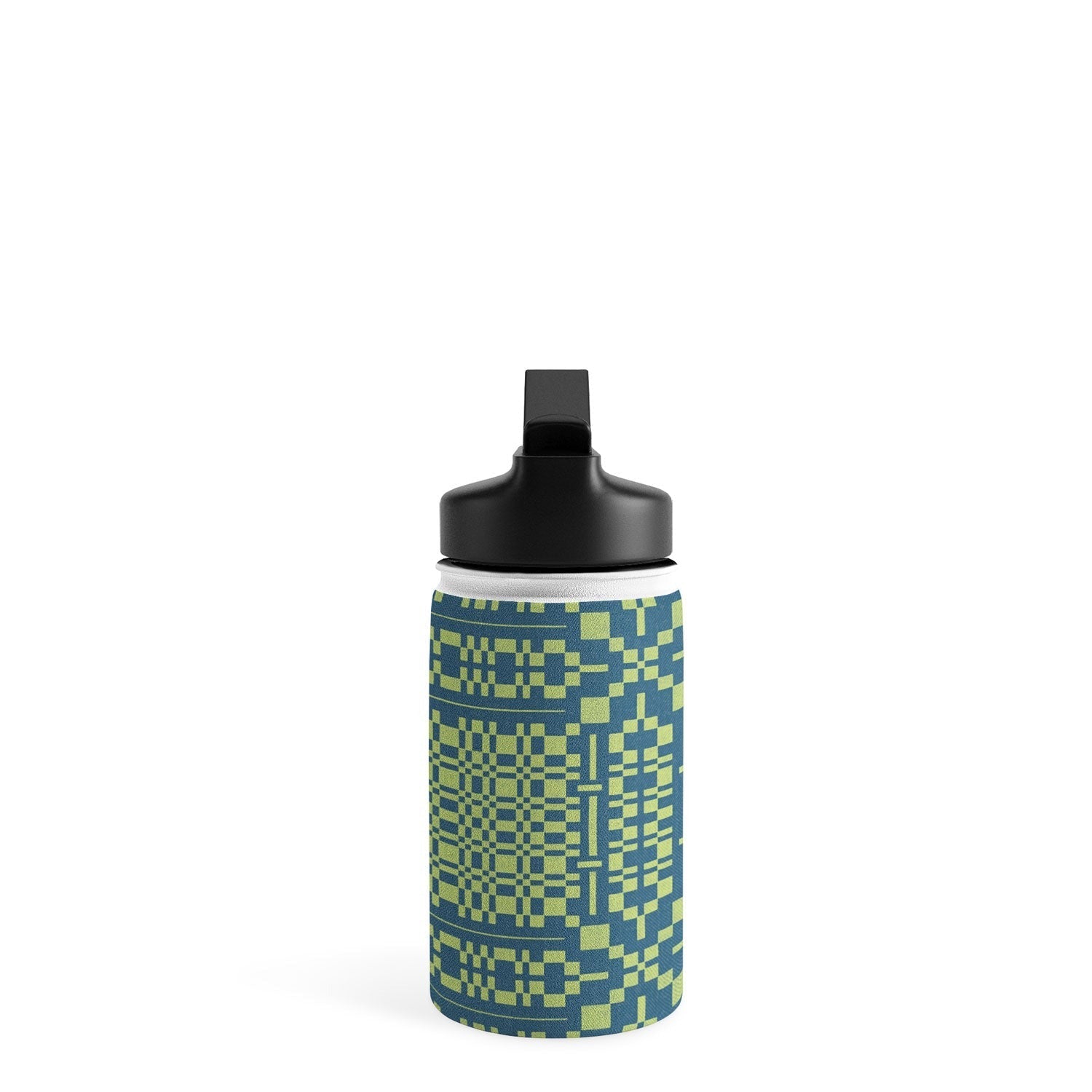 Marta Barragan Camarasa Nostalgic Grid Design Water Bottle