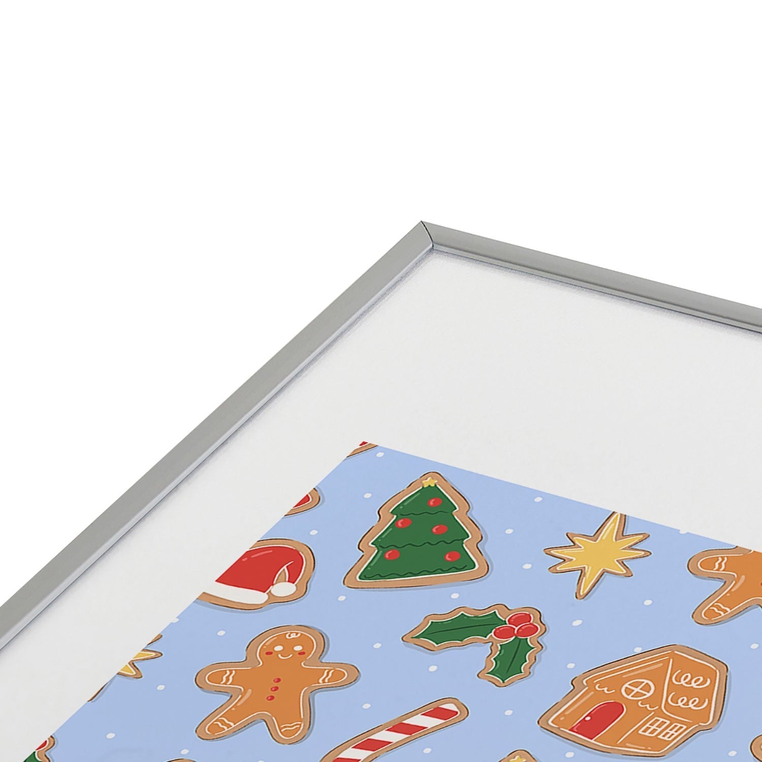 Love_Ryming Christmas Cookies Metal Framed Art Print