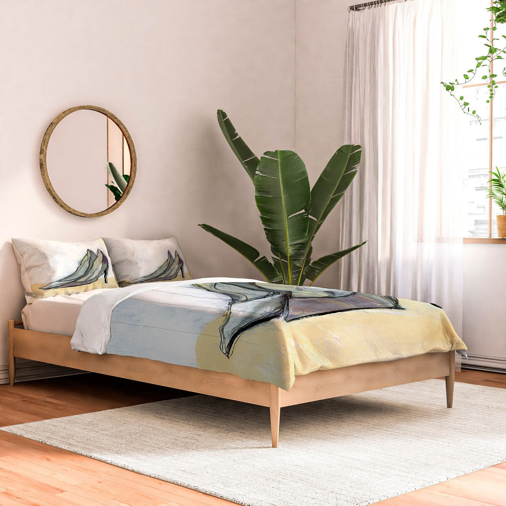Sophia Buddenhagen Grey Stiletto Comforter