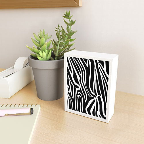 Jennifer Labre Wild Zebra Framed Mini Art Print