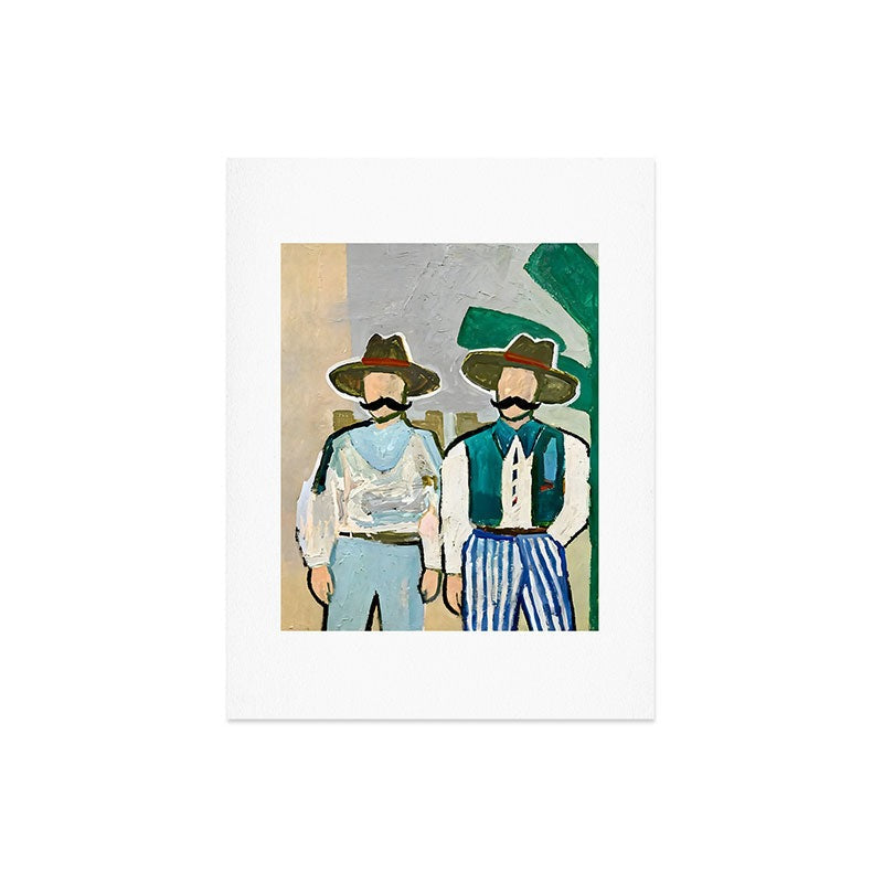 83 Oranges Side By Side Cowboy Edition Art Print