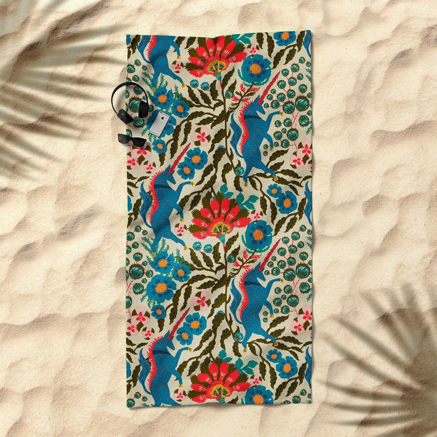 Holli Zollinger JOONIE LUNA UNI Beach Towel