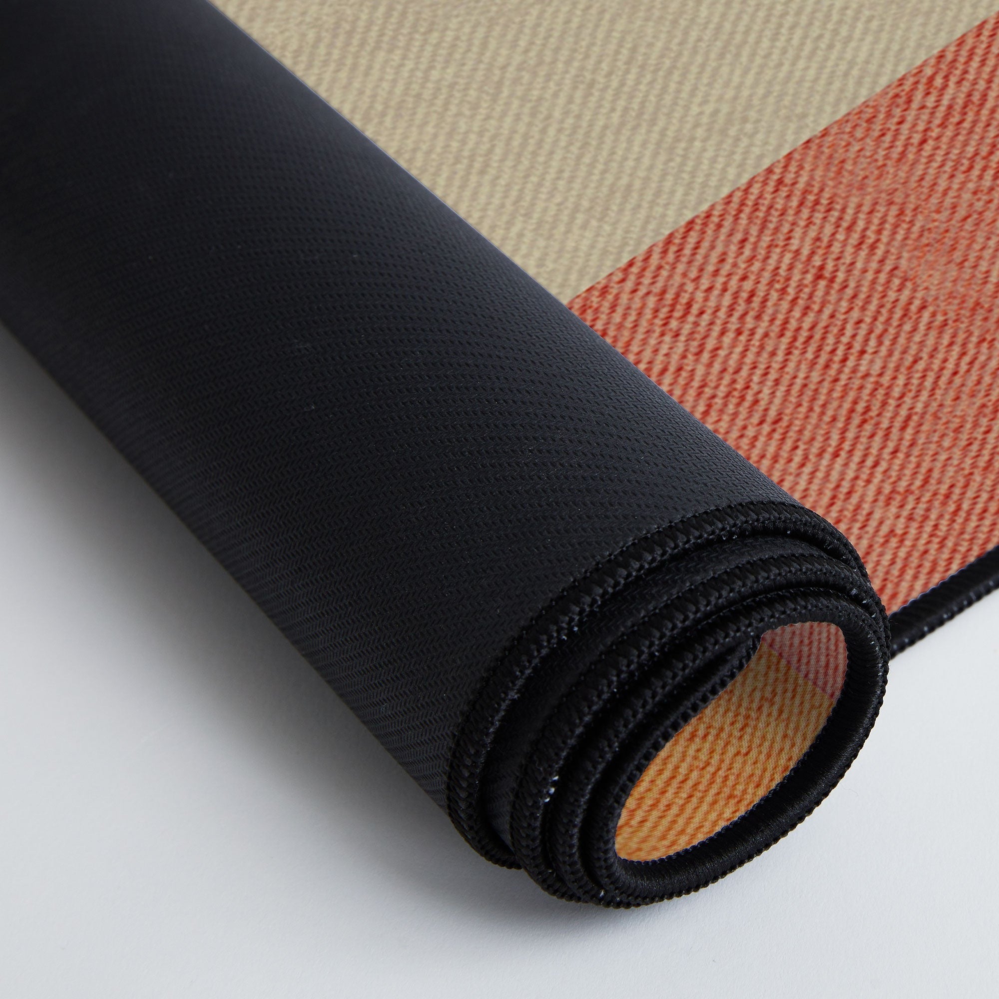 Marta Barragan Camarasa Retro Picnic Plaid Warm Tones Desk Mat
