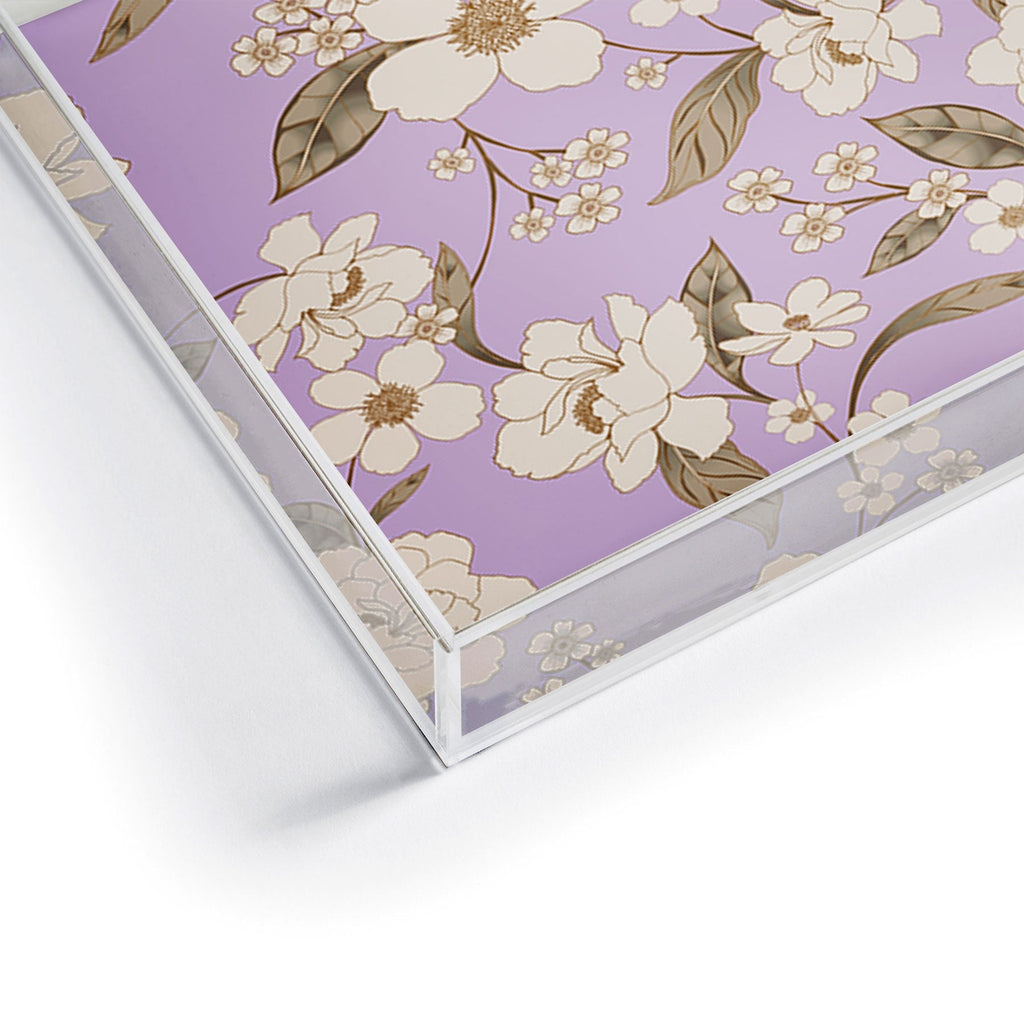 Gabriela Fuente Roberta lilac Acrylic Tray