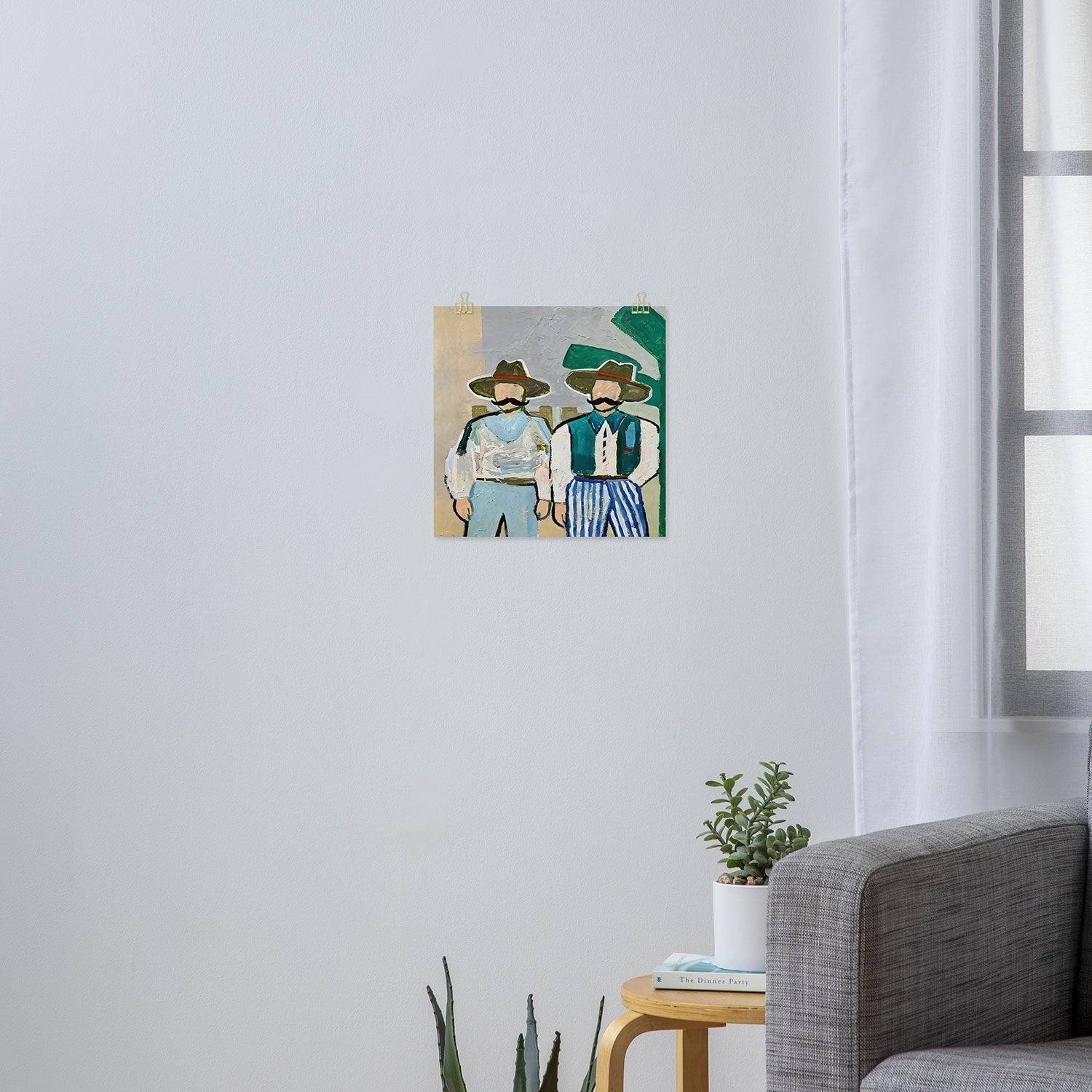 83 Oranges Side By Side Cowboy Edition Art Print