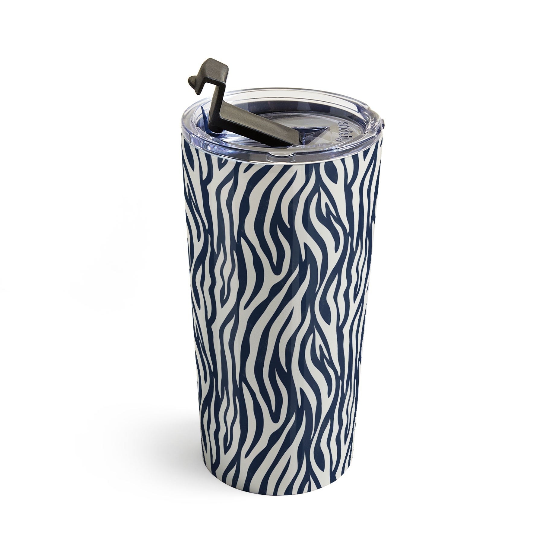Avenie BR Navy Tiger Stripes Travel Mug
