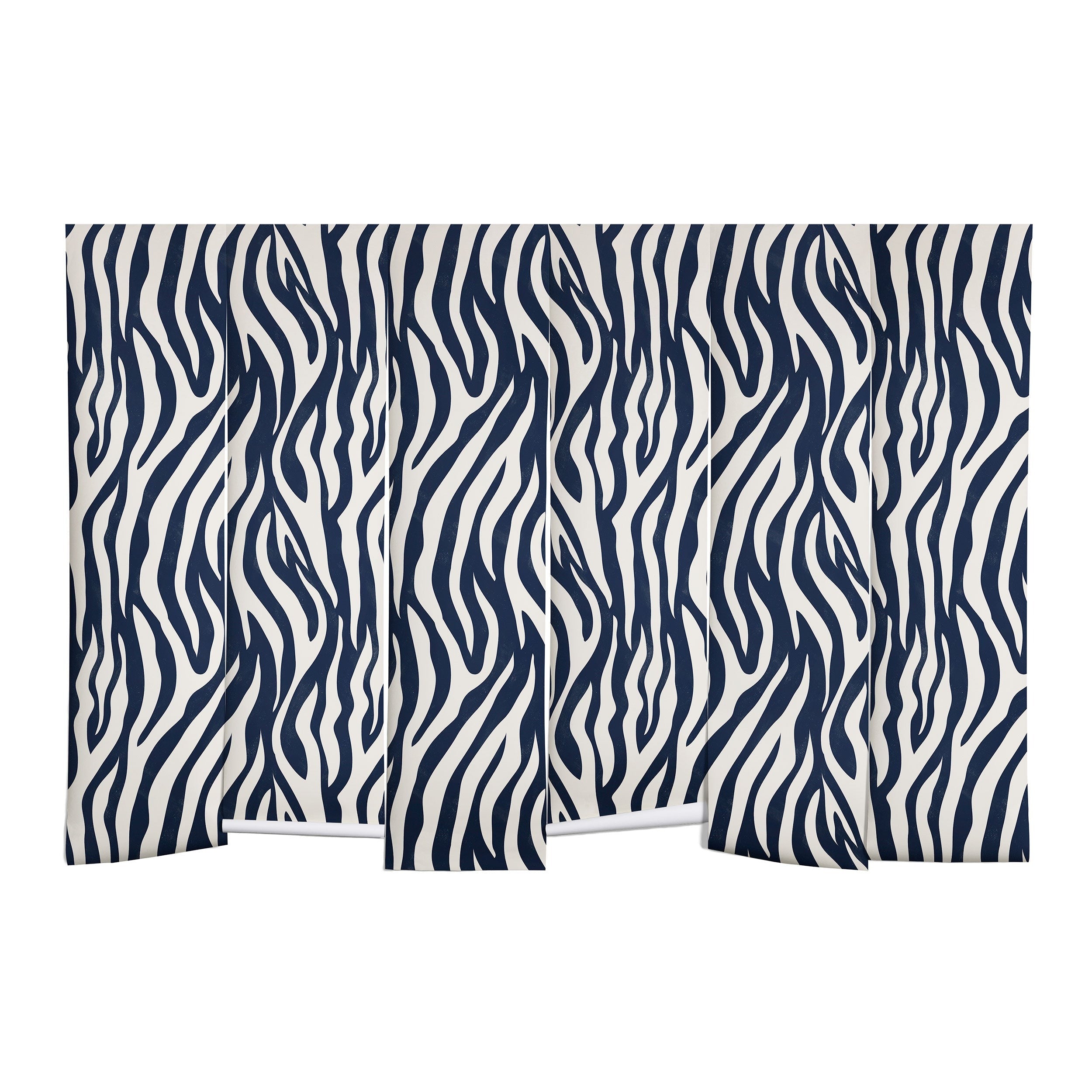 Avenie BR Navy Tiger Stripes Wall Mural