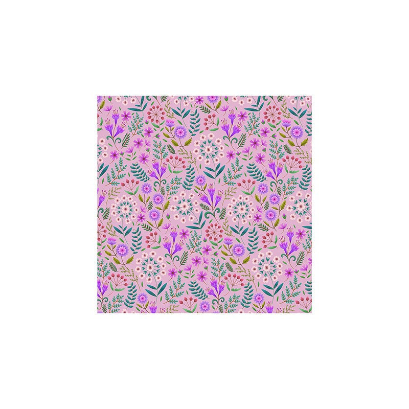 Pimlada Phuapradit Ditsy Purple Floral Half Drop Art Print