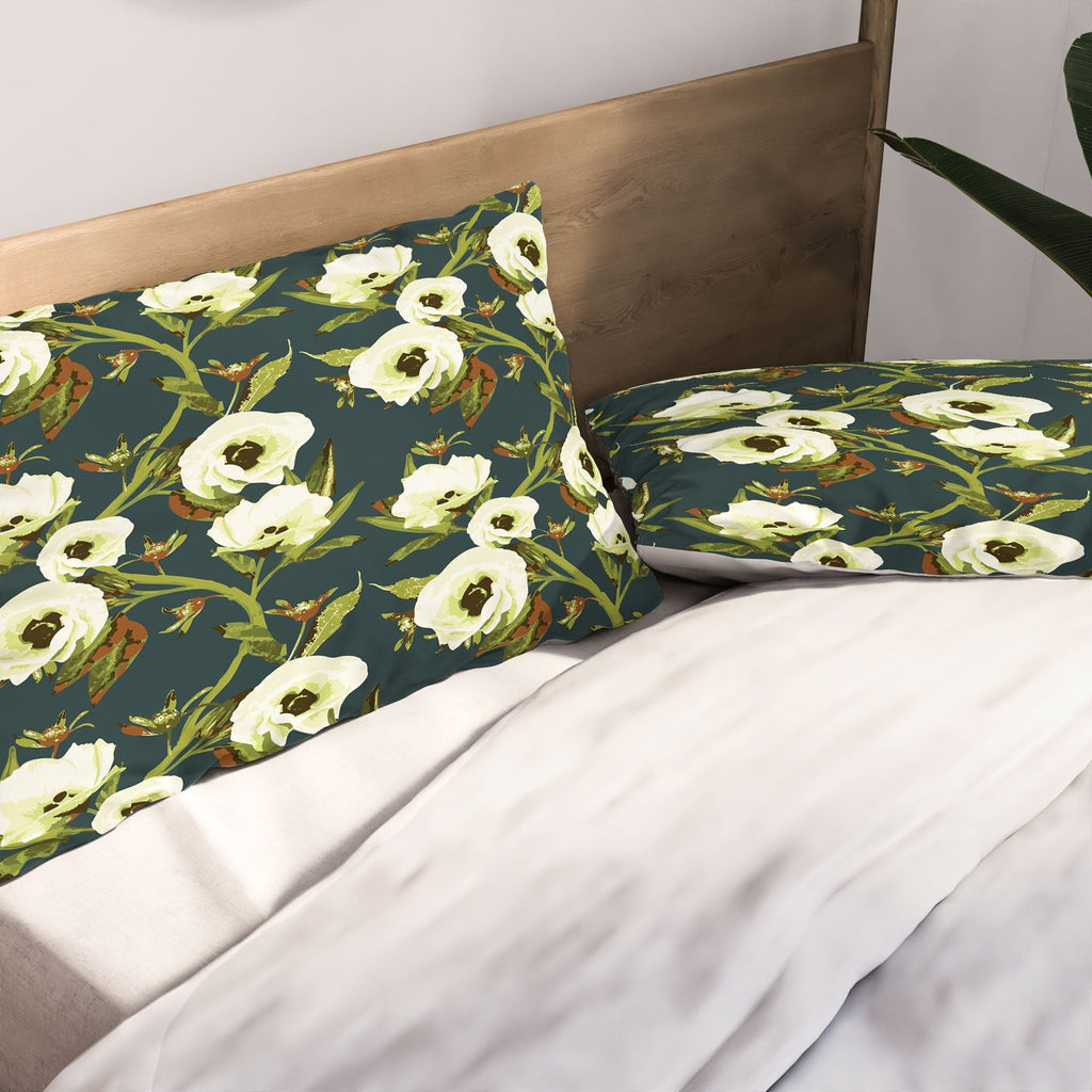 ThirtyOne Illustrations Circa in Olive Pillow Shams