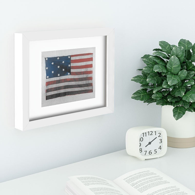 DENY Designs Flag Attributed to Elizabeth Schuyler Hamilton Recessed Framing Rectangle