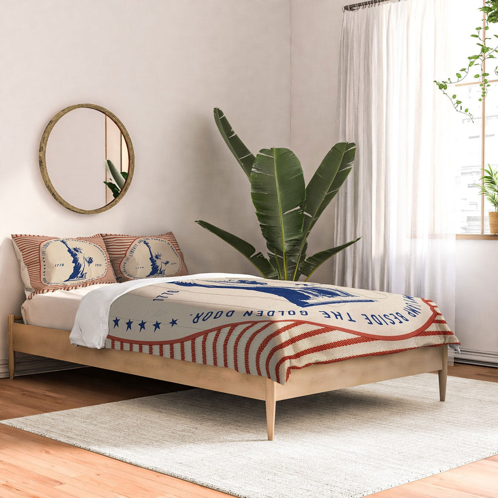 DENY Designs Life Liberty Comforter