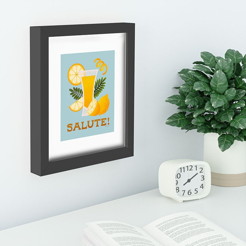 Jessica Molina Limoncello Cocktail Recessed Framing Rectangle