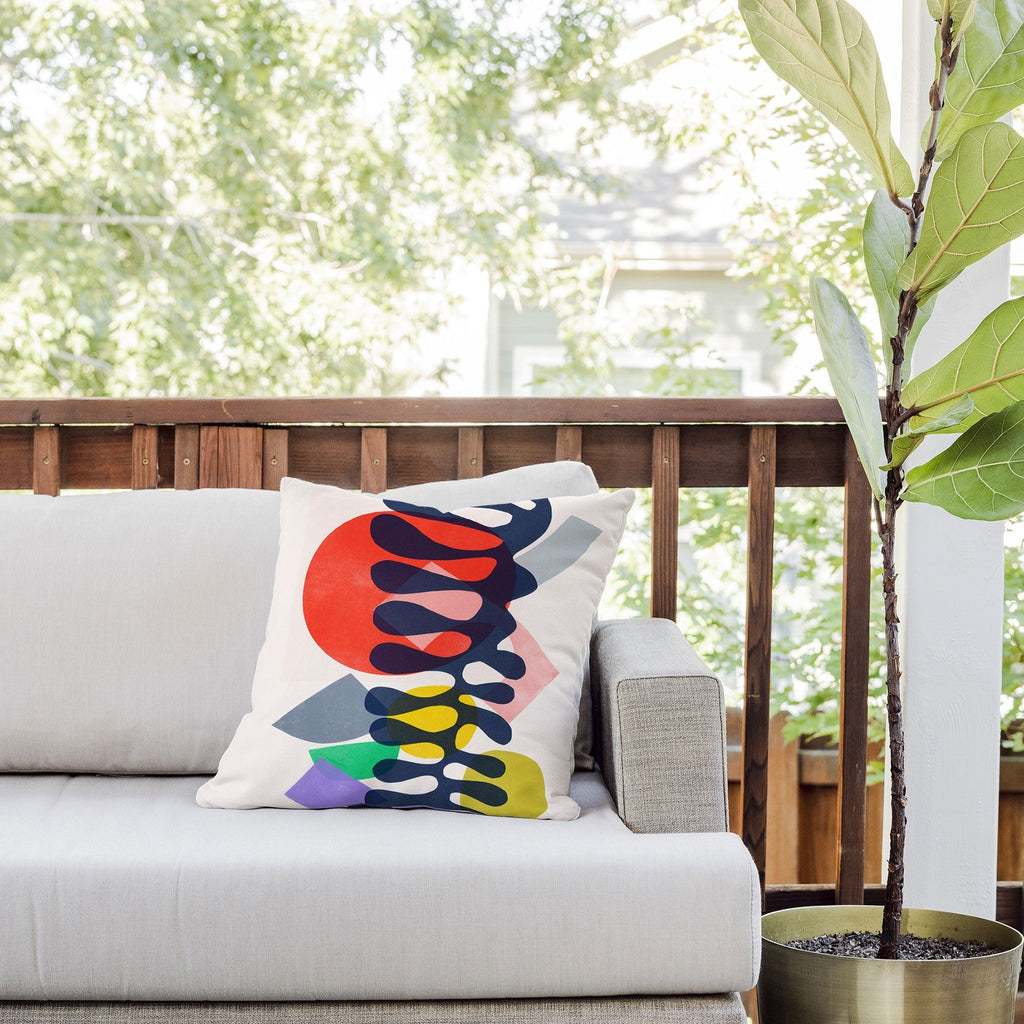 Garima Dhawan growing 1 Outdoor Throw Pillow