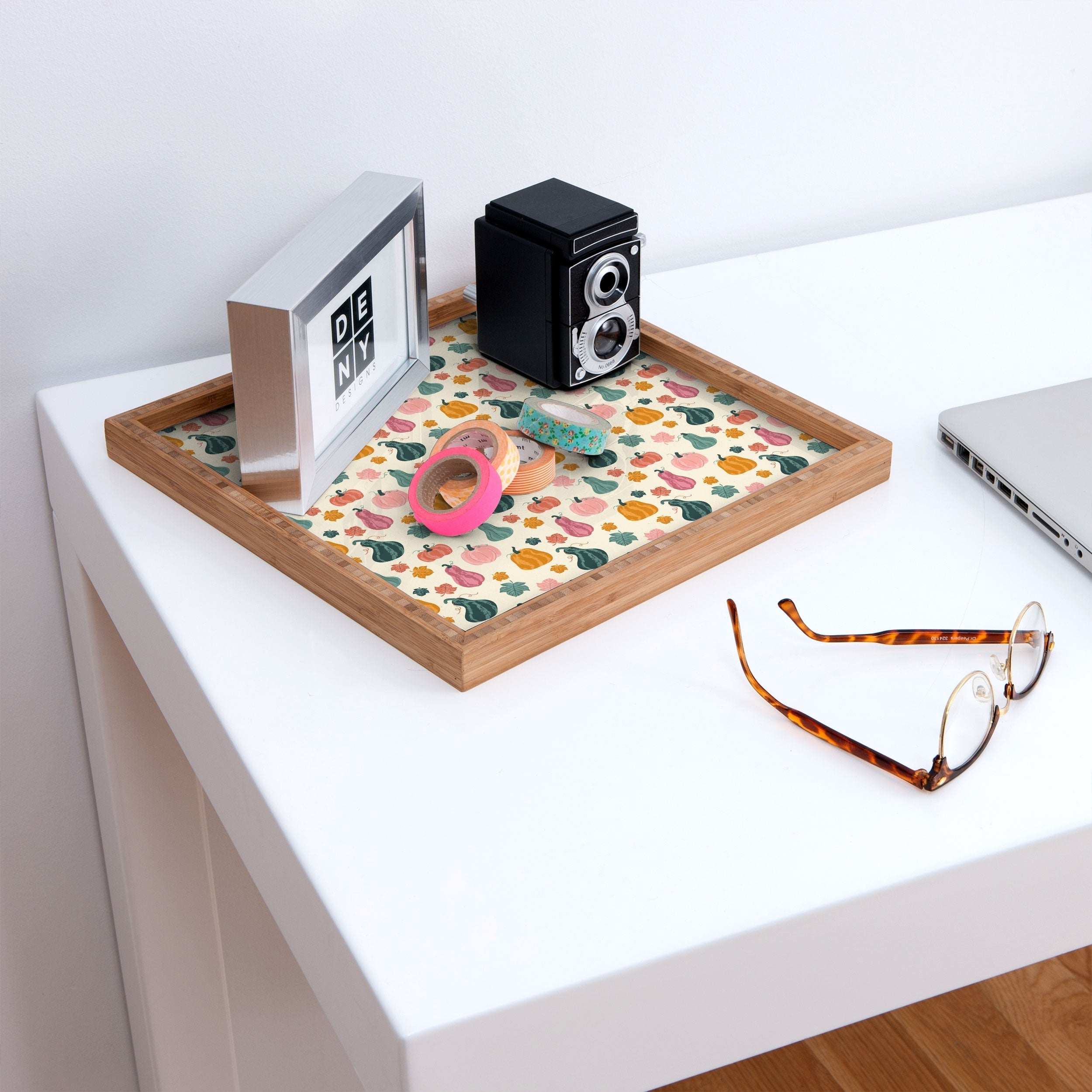 Design by Spark Gourdgeous Autumn Square Tray