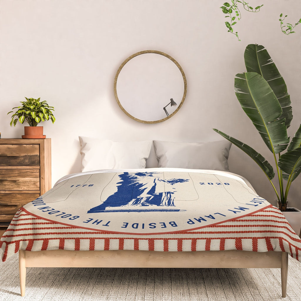 DENY Designs Life Liberty Comforter