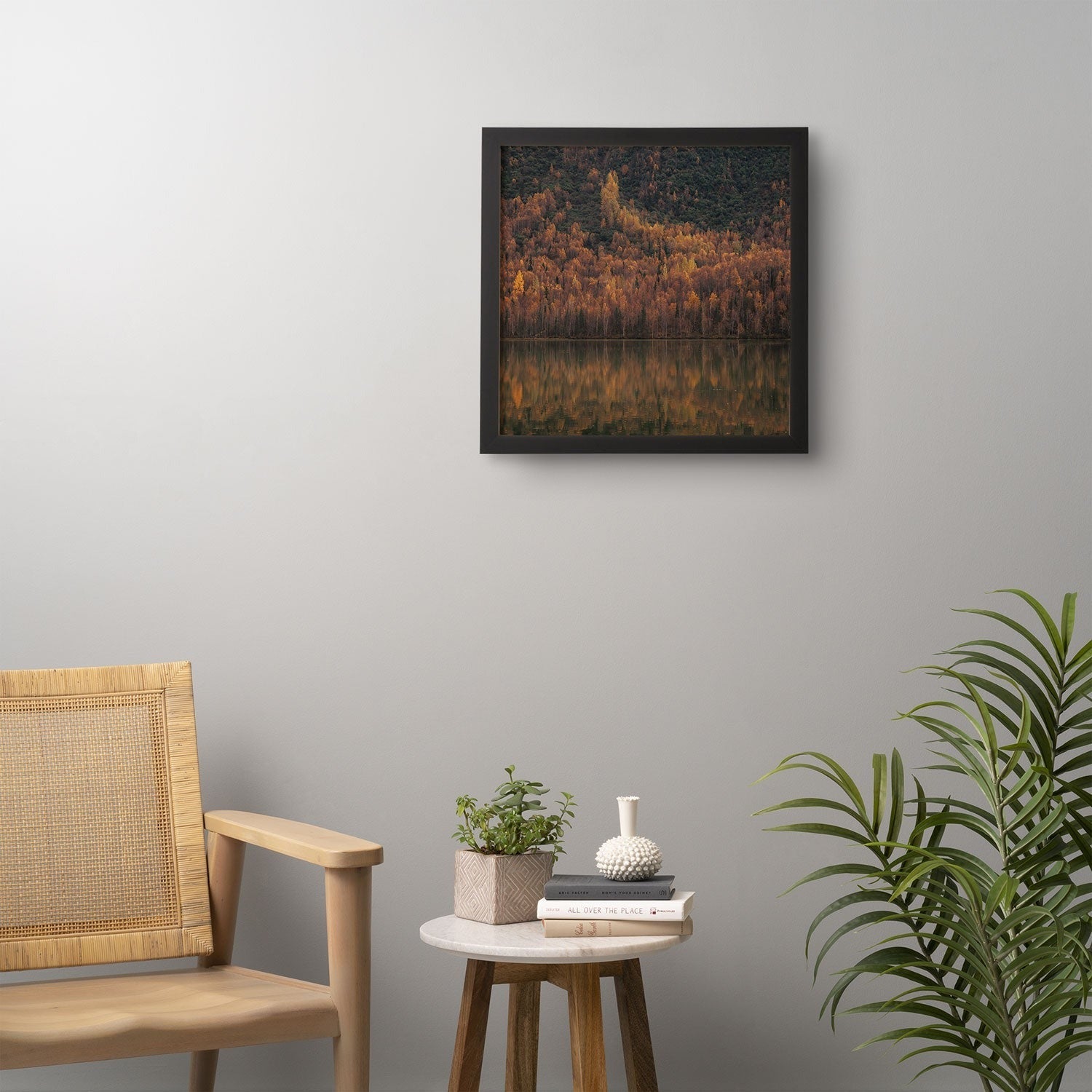 Hannah Kemp Fall Lake Framed Wall Art