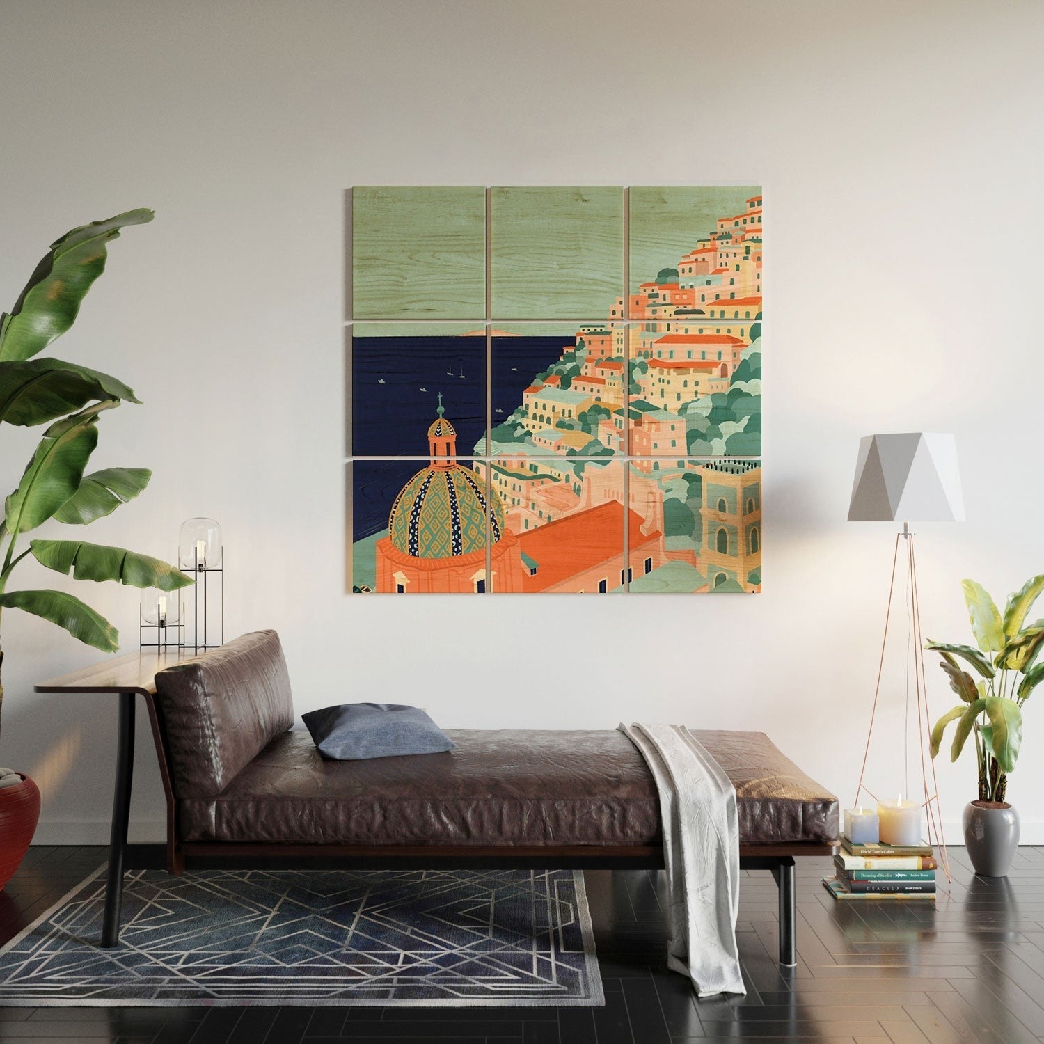 Valeria Frustaci Positano in Italy Wood Wall Mural