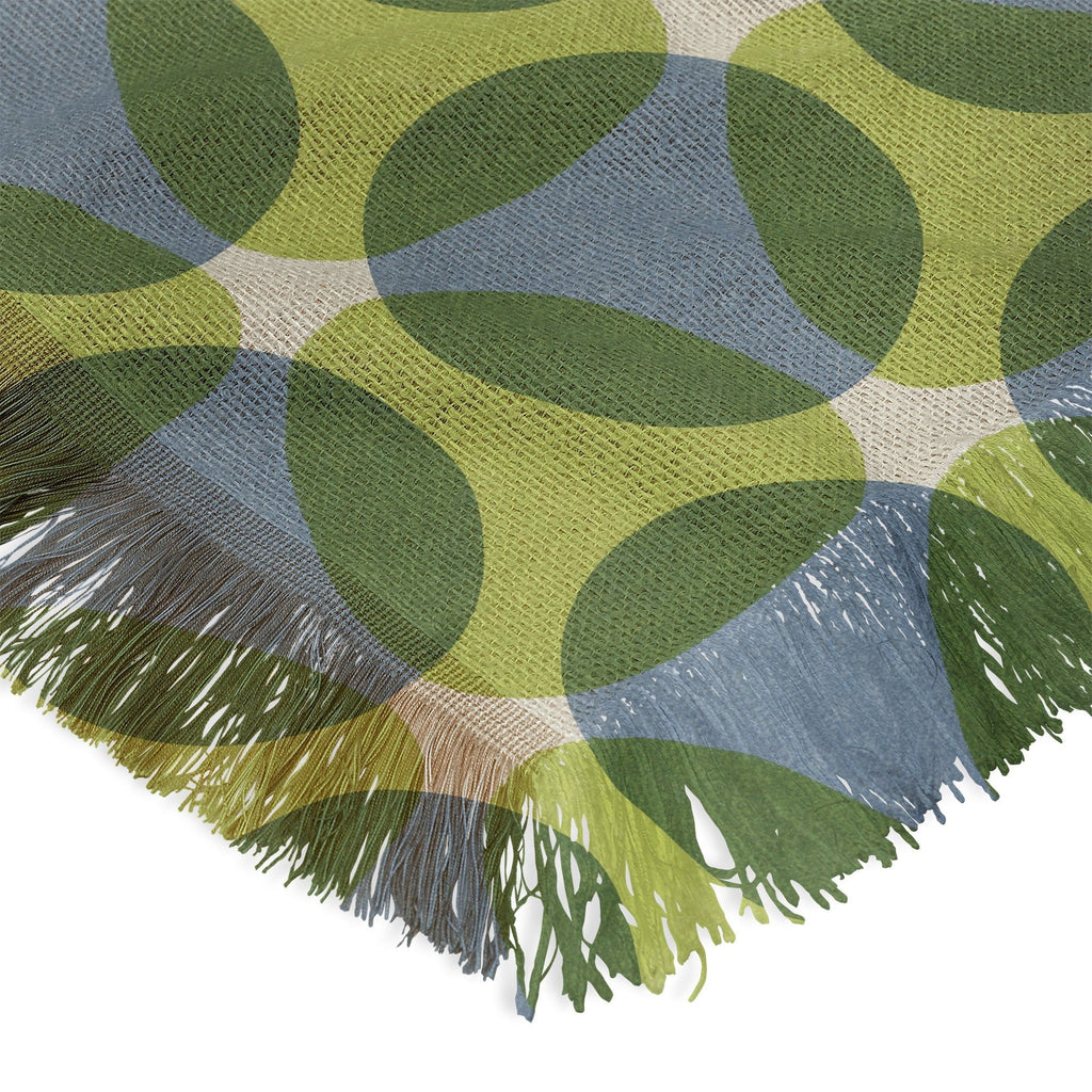 Marta Barragan Camarasa Stylish Retro Circle Throw Blanket