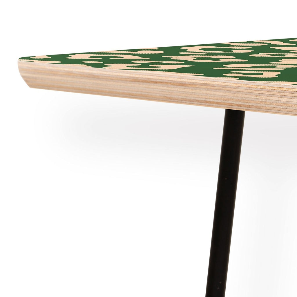 Avenie BR Cheetah Print In Green Coffee Table