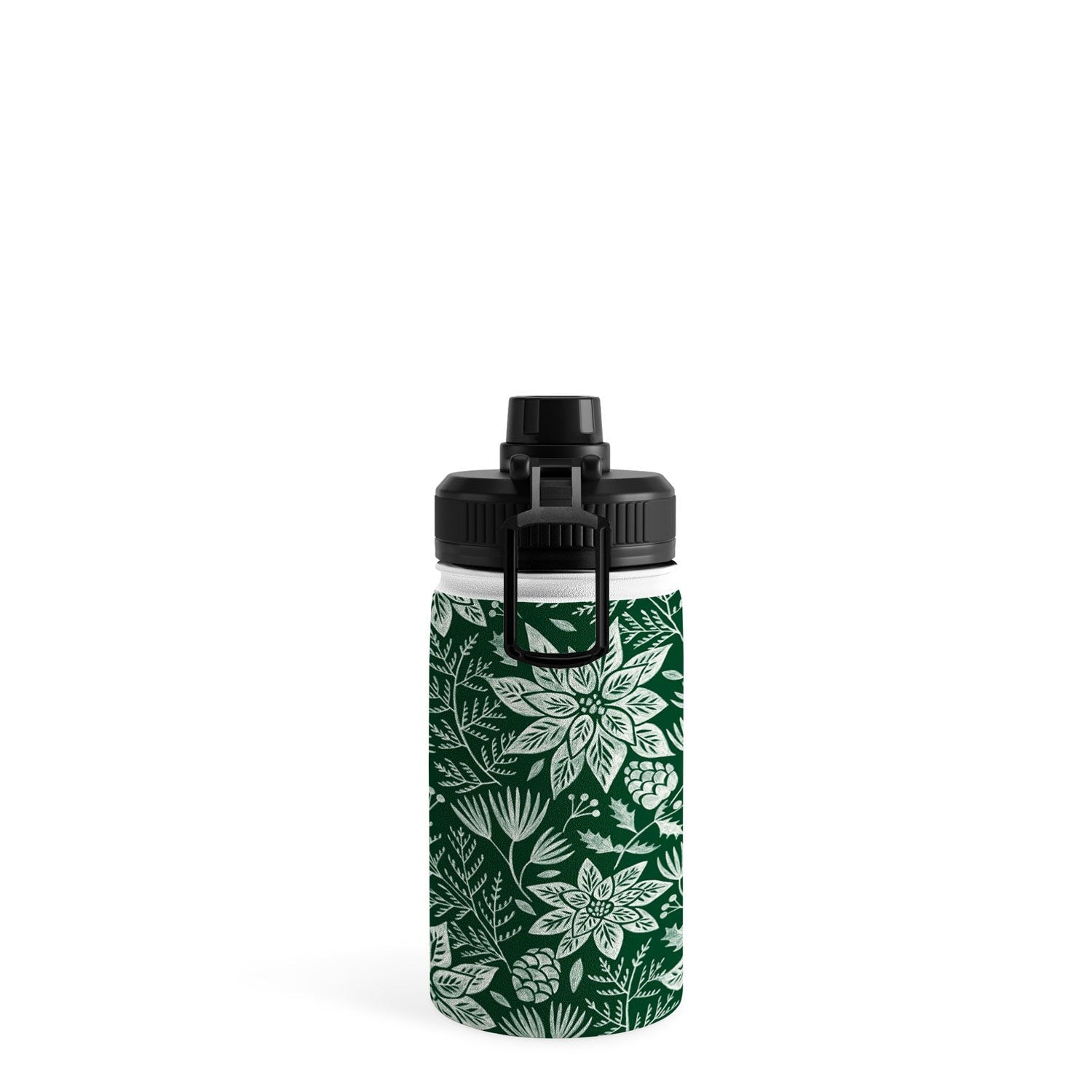 Pimlada Phuapradit Christmas Poinsettia Water Bottle