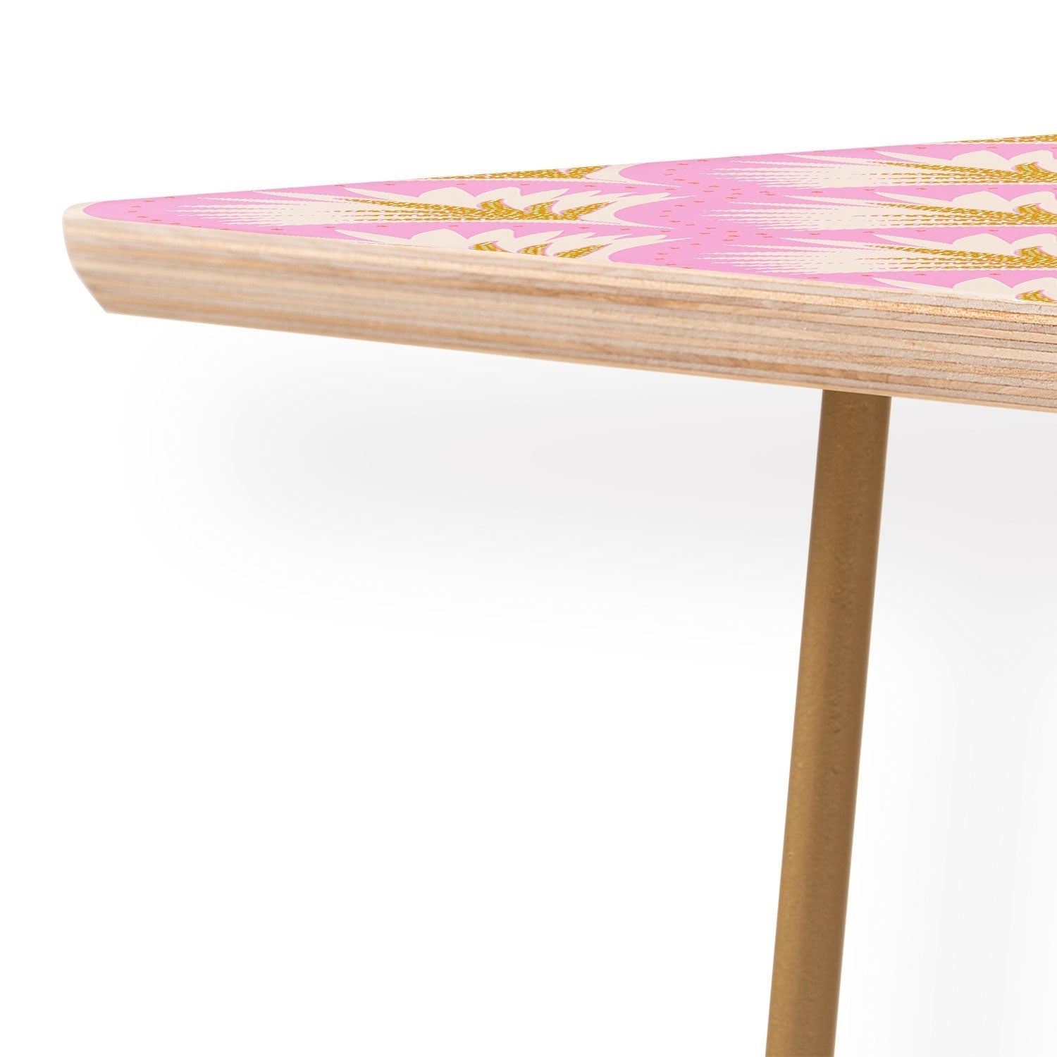 Jennifer Labre Pink Palmetto Coffee Table