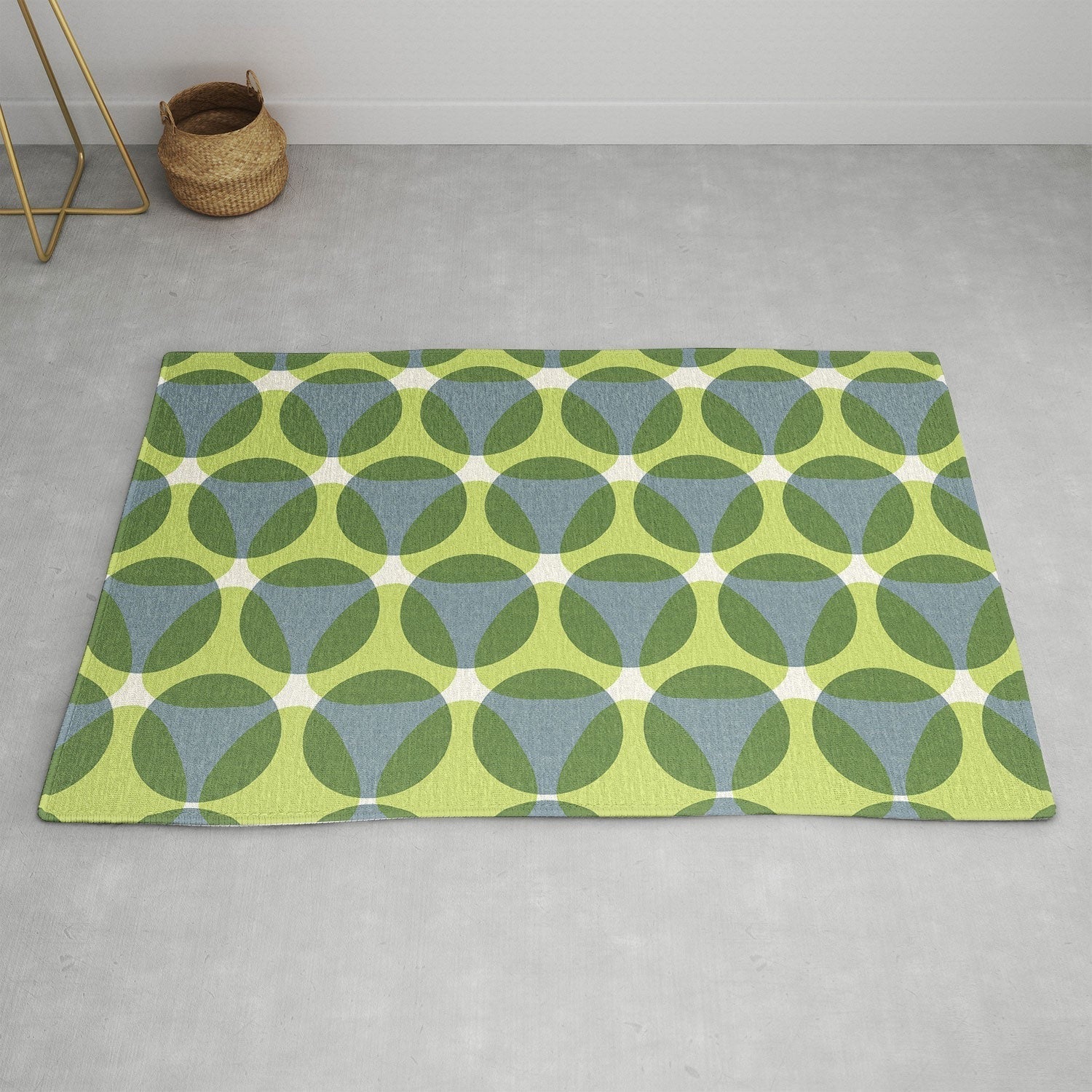 Marta Barragan Camarasa Stylish Retro Circle Area Rug
