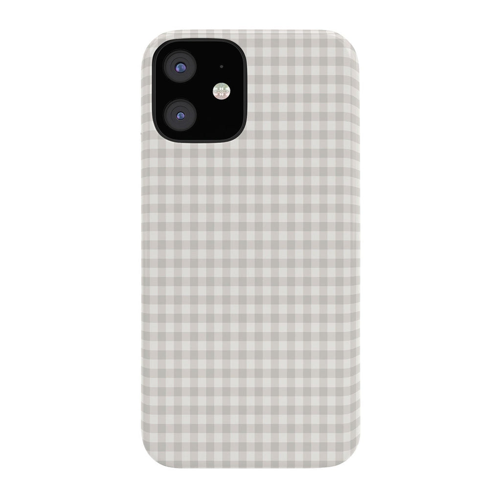 Colour Poems Gingham Plaid Pattern Cloud White Phone Case