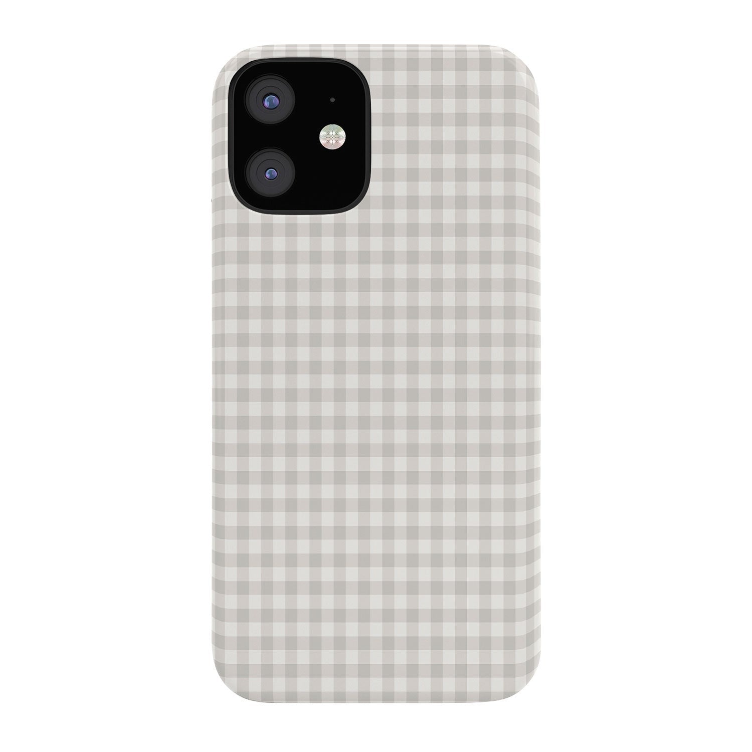 Colour Poems Gingham Plaid Pattern Cloud White Phone Case