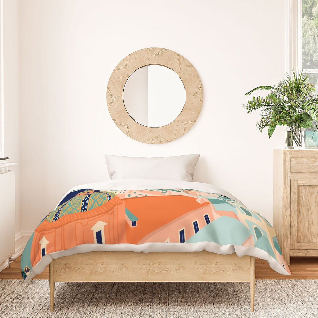 Valeria Frustaci Positano in Italy Duvet Cover
