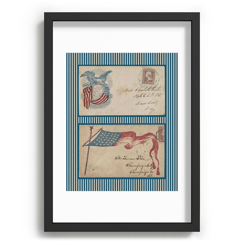 DENY Designs Civil War Envelopes Recessed Framing Rectangle