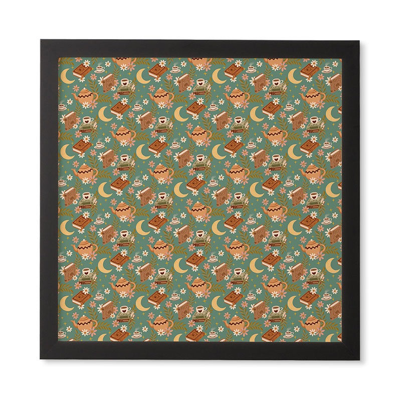 Avenie Moonlit Reading Nook I Framed Wall Art