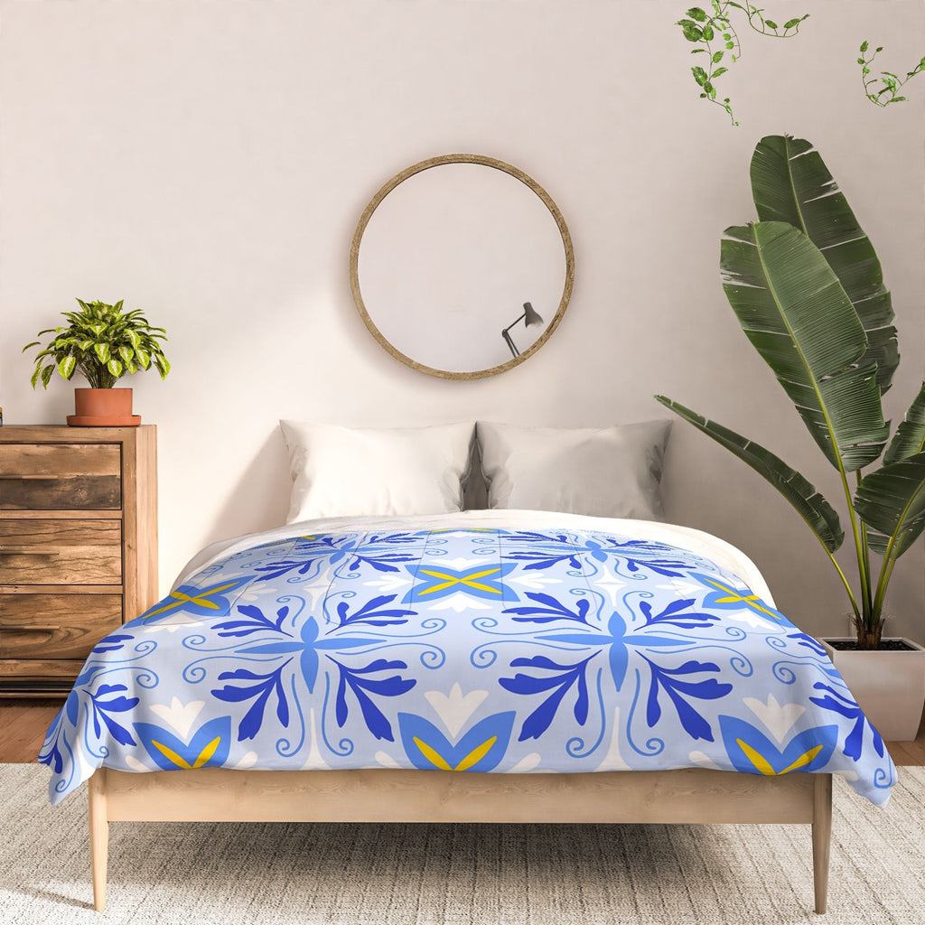 Design by Spark Dolce Vita Flourish Tile Comforter