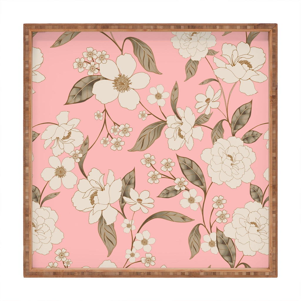 Gabriela Fuente Roberta in Pink Square Tray