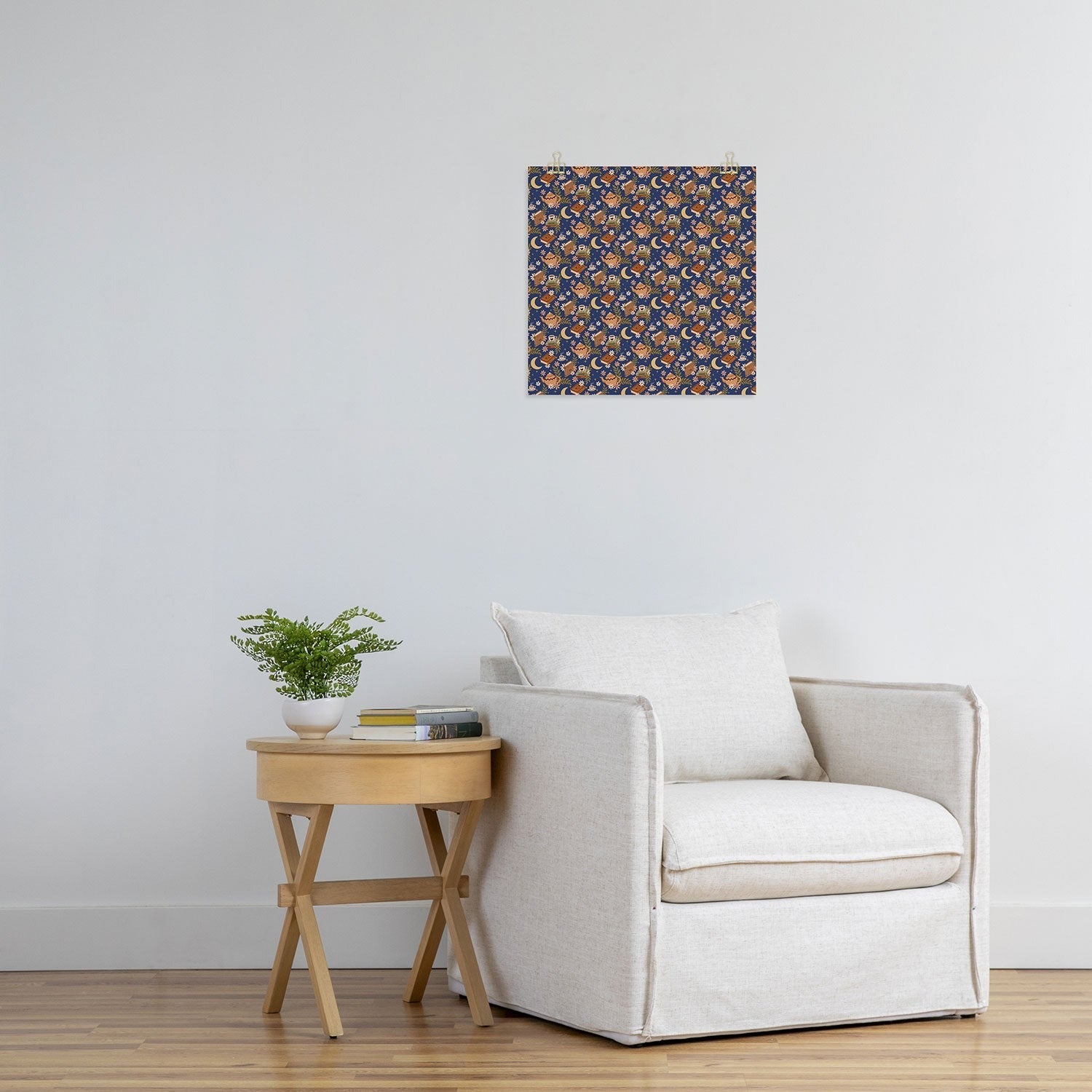 Avenie Moonlit Reading Nook II Art Print