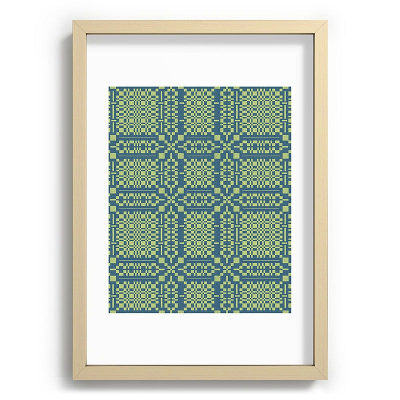 Marta Barragan Camarasa Nostalgic Grid Design Recessed Framing Rectangle