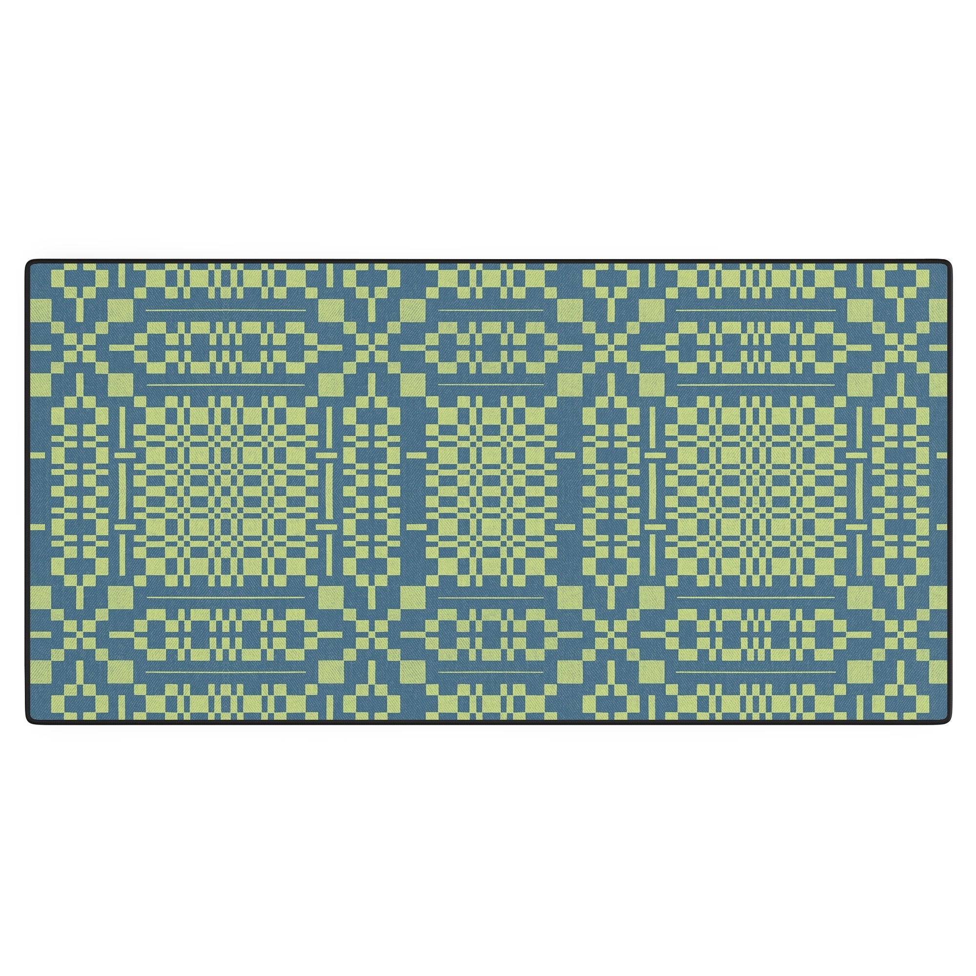 Marta Barragan Camarasa Nostalgic Grid Design Desk Mat