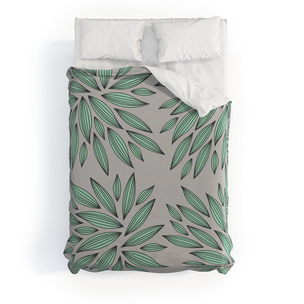 Gabi Mint Duvet Cover